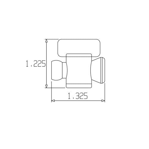 Loc-Line 1/4" In-Line Valve for 1/4" Modular Hose - AIMS Industrial Supplies
