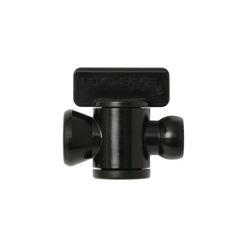 Loc-Line 1/4" In-line Valve for Modular Hose - Pack of 10, Black