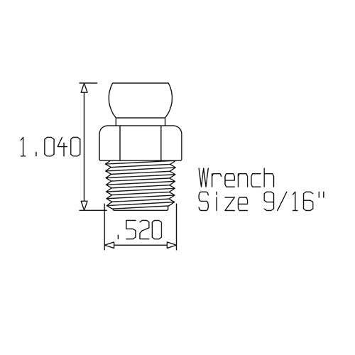 Loc-Line 1/4" NPT Connector for 1/4 Modular Hose - AIMS Industrial Supplies