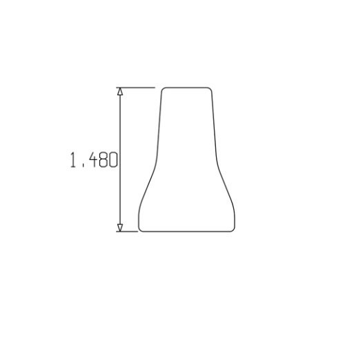 Loc-Line 1/4" Round Nozzle for 1/2 Modular Hose - AIMS Industrial Supplies