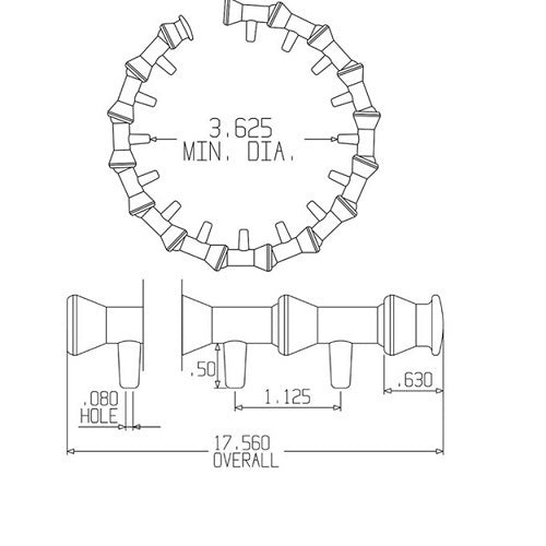 Loc-Line 1/4" Side Flow Nozzle for 1/4 Modular Hose2