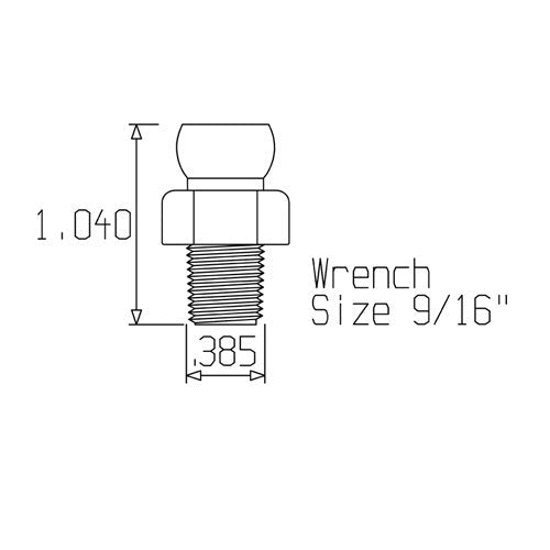 Loc-Line 1/8" Acid Resistant NPT Connector for 1/4" Modular Hose - AIMS Industrial Supplies