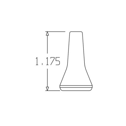 Loc-Line 1/8" Acid Round Resistant Nozzle for 1/4" Modular Hose - Pack of 4 - AIMS Industrial Supplies