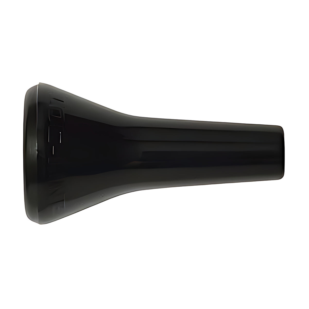 Loc-Line 1/8" Round Nozzle for 1/4" Modular Hose, black small round nozzle with narrow outlet
