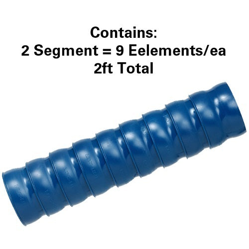Loc-Line 2-1/2" Vacuum Hose Segment - 2 feet Total Length