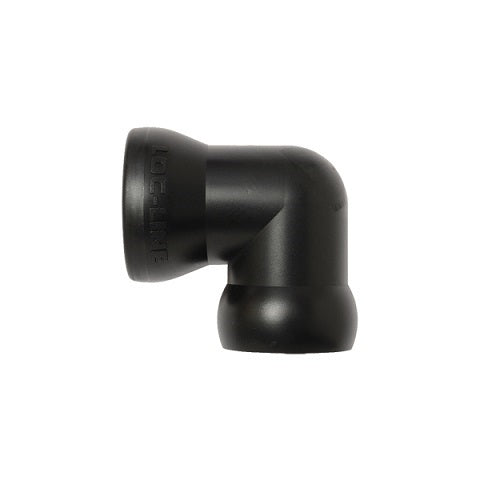 Loc-Line 3/4" Elbow Fitting for Modular Hose - Pack of 20, Black