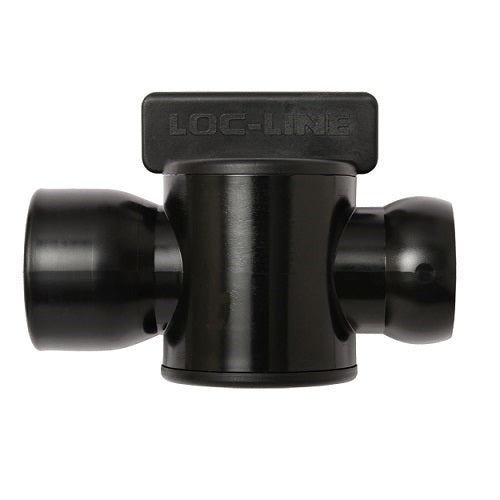 Loc-Line 3/4" Female NPT Valve for Modular Hose - Pack of 2, Black