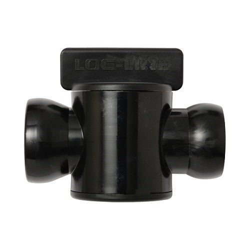 Loc-Line 3/4" In-line Valve for Modular Hose - Pack of 10, Black