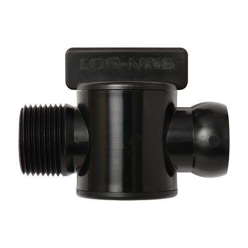 Loc-Line 3/4" Male NPT Valve for Modular Hose - Pack of 10, Black