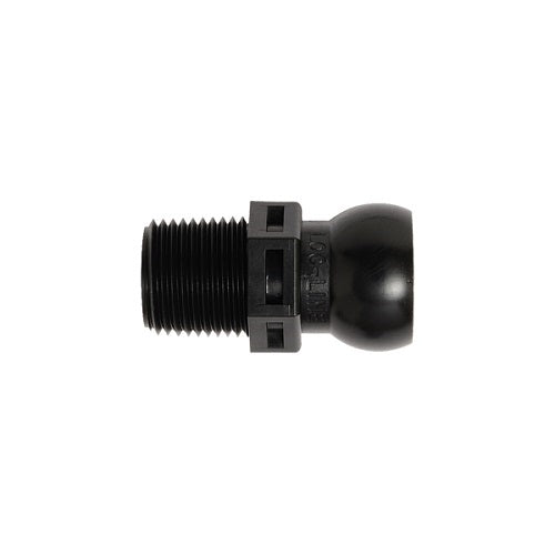 Loc-Line 3/8" NPT Connector for 1/2" Modular Hose - Pack of 50, Black