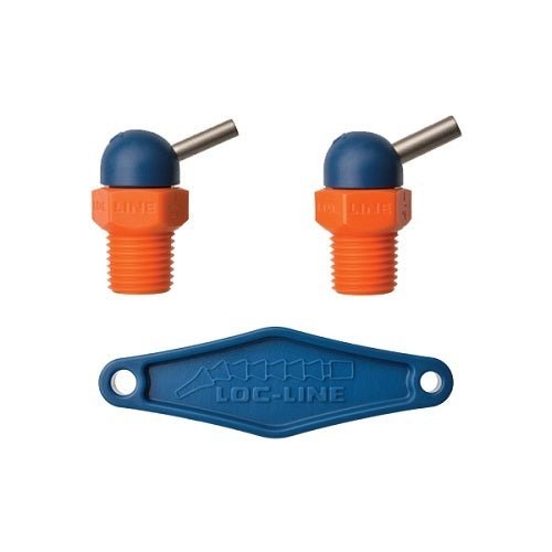 Loc-Line High Pressure Turret Nozzles with Adj Lever 12.7mm Length - AIMS Industrial Supplies