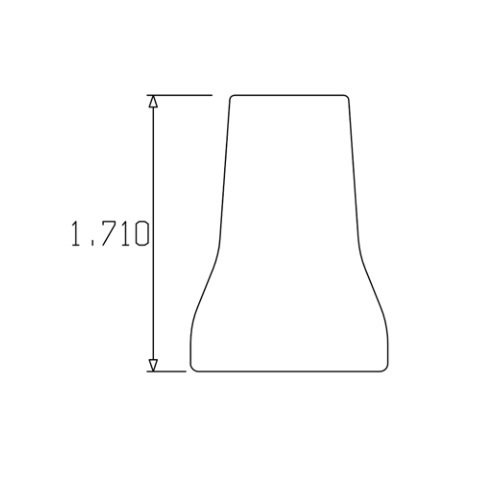 Loc-Line Round Nozzle for 3/4" Modular Hose - AIMS Industrial Supplies