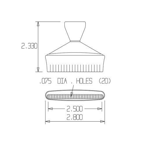 Loc-Line Swivel Nozzle 75 for 1/2 Modular Hose - AIMS Industrial Supplies