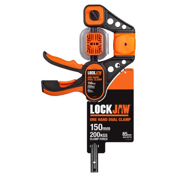Lockjaw L1120150 One Hand Dual Clamp 150 mm - AIMS Industrial Supplies