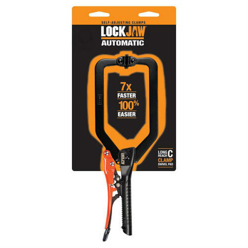 Lockjaw L2180250 250mm (10") Small Body C Clamp Swivel Pad Chrome Molybdenum1