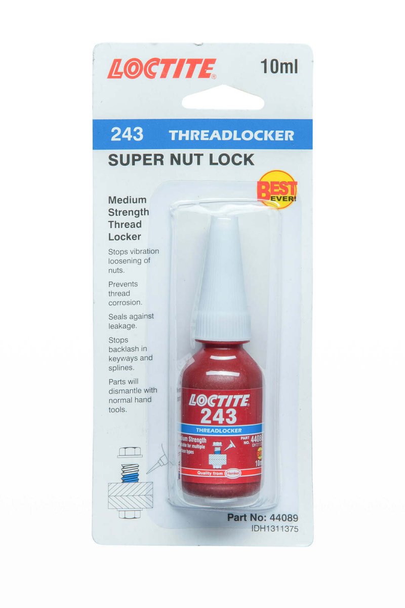 Loctite 243 Medium Strength Threadlocker - AIMS Industrial Supplies