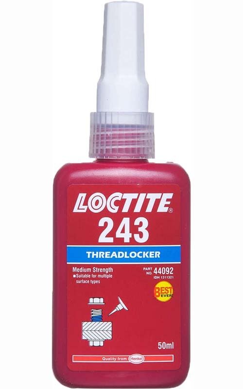Loctite 243 Medium Strength Threadlocker - AIMS Industrial Supplies