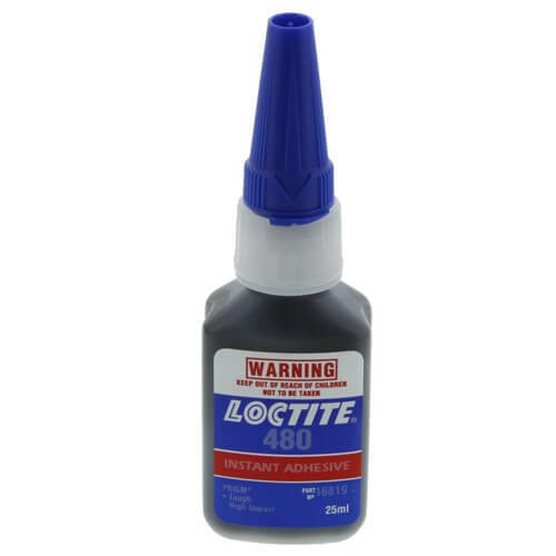 Loctite 480 Prism Instant Black Adhesive 25ml - AIMS Industrial Supplies