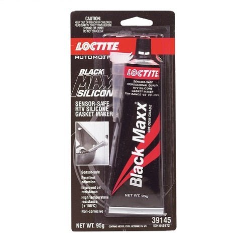 Loctite 598 Black Maxx High Performance RTV Silicone Gasket Maker 95g - AIMS Industrial Supplies