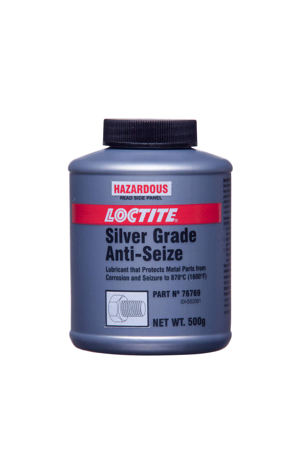 Loctite LB 8150 Silver Grade Anti-Seize Brush-Top Tub 500g