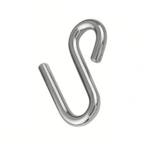 Long Arm S Hook - 304 Stainless Steel - AIMS Industrial Supplies