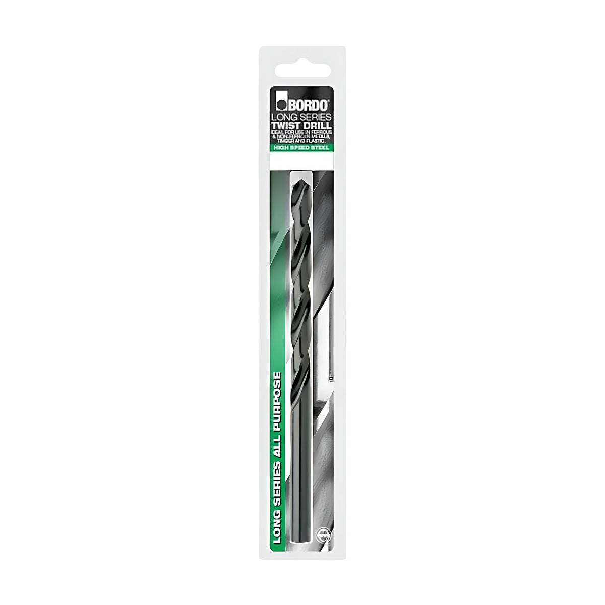 Long HSS Black Drill Bit Clam Shell (2500) - Imperial