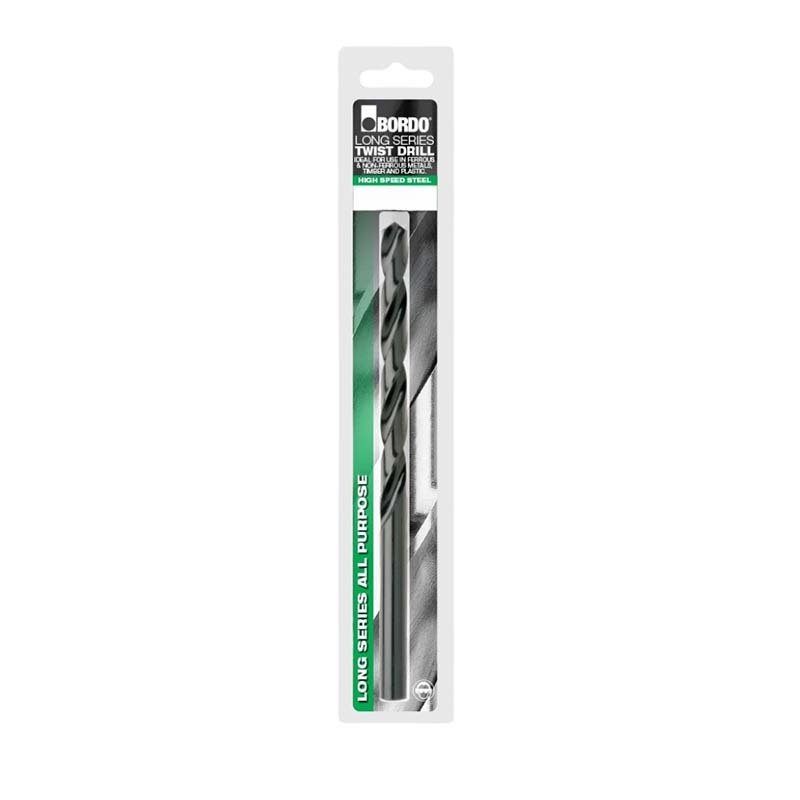 Long HSS Black Drill Bit Clam Shell (2500) - Imperial - AIMS Industrial Supplies