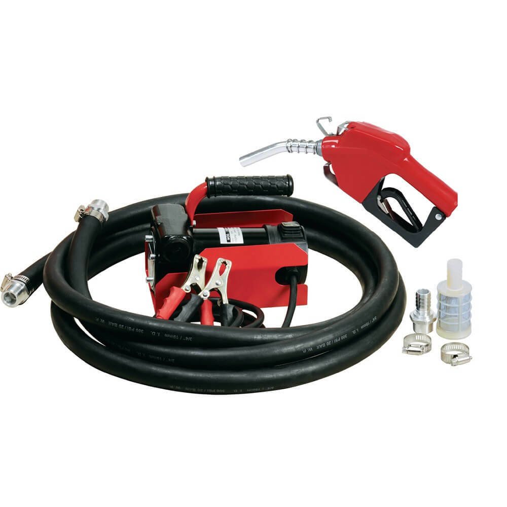 Lubemate 12V Diesel Pump Kit - Automatic Nozzle L-FPA12V - AIMS Industrial Supplies