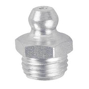 Lubemate Grease Nipple 1/4" NPT Straight Stainless Steel - 5/Pack - AIMS Industrial Supplies