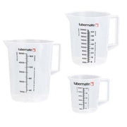 Lubemate L - MJCOMBO2 Measuring Jug Combo (600ml, 2L & 5L) - AIMS Industrial Supplies