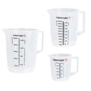 Lubemate L-MJCOMBO2 Measuring Jug Combo (600ml, 2L & 5L)1
