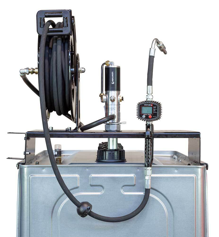 Lubemate OTL1215-L5E OTSB Accessories Suits 750/1000/1500L Oil Pump, Reel & Metered Gun - AIMS Industrial Supplies