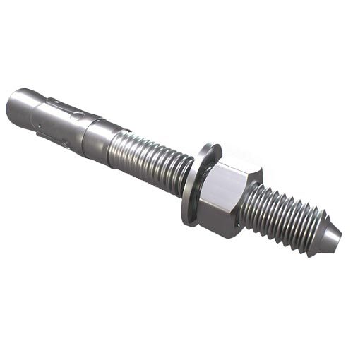M10 x 120 Through Bolt Anchor, 316 Stainless Steel - Pack of 15 - AIMS Industrial Supplies