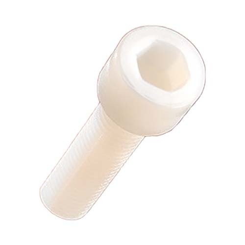 M10 x 40mm Socket Head Cap Screw DIN 912 Natural Nylon Pack of 50