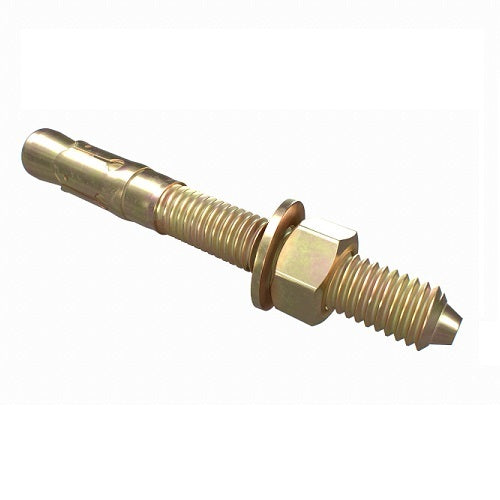 M12 x 140 Through Bolt Anchor, Zinc Yellow G5.8 - Box of 20