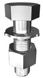 M12 x 30 Fascia Bolt Assembly, Zinc Plated Mild Steel G4.6 - Pack of 200 - AIMS Industrial Supplies