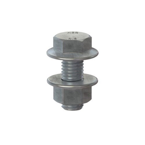 M12 x 30 Purlin Flange Bolt & Nut Kit- Galvanised G4.60 - Pack of 200 - AIMS Industrial Supplies