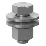 M12 x 30mm Purlin Hex Bolt / Nut / Washer CL8.8 Hot Dip Gal  - Box of 1501