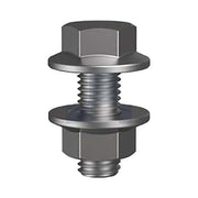 M12 x 30mm Shoulder Purlin Hex Bolt & Nut Class 4.6 UTS Zinc  - Box of 1501