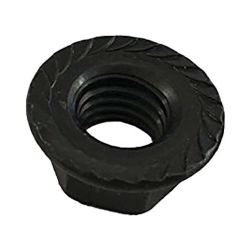 M14 Hex Flange Serrated Nut Class 10 Plain Pack of 1002