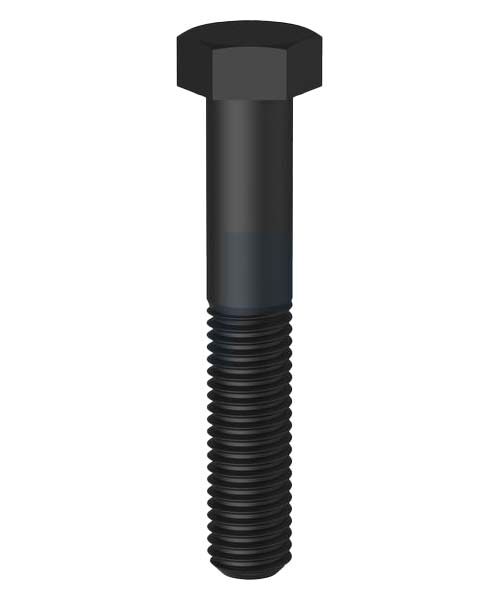 M14 x 35mm Metric Fine Track Bolt Hex Grade 9 Plain - Pack of 100 - AIMS Industrial Supplies