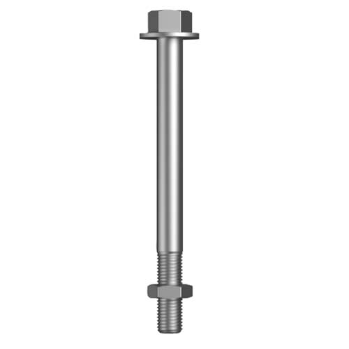 M16 x 180mm Hex Washer Head Pole Step Steel Hot Dip Galvanised - Pack of 501