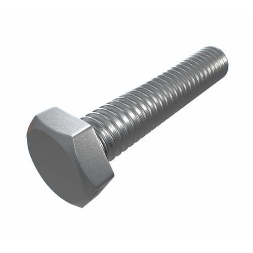 M24 x 170mm Hex Set Screw Class 8.8 Hot Dip Galvanised - Pack of 4 - AIMS Industrial Supplies