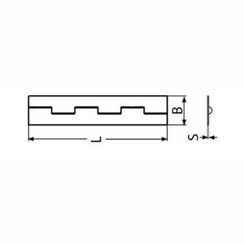 M32 x 1800mm 304 Stainless Steel Piano Hinge - Box of 10 - AIMS Industrial Supplies
