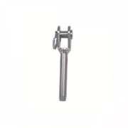 M5 (3.2mm Wire) 316 Stainless Steel Mini Fork Teminal - Box of 10 - AIMS Industrial Supplies