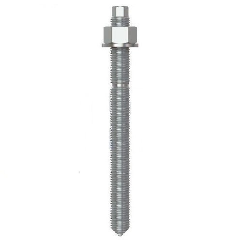 M8 x 110mm Stud Chemical Anchor Kit CL5.8 Chisel Point HDG - Box of 10 - AIMS Industrial Supplies