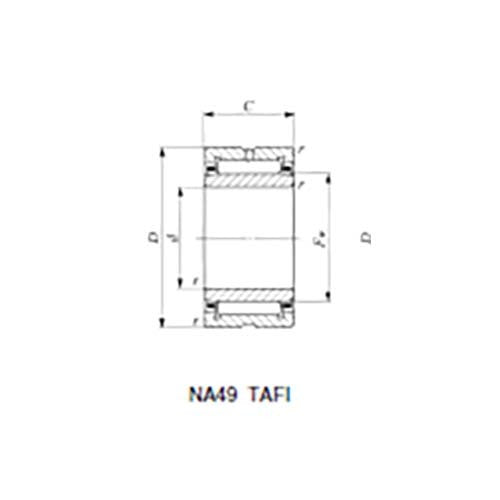 Machined Type Needle Roller w/ Inner Ring - TAFI - AIMS Industrial Supplies