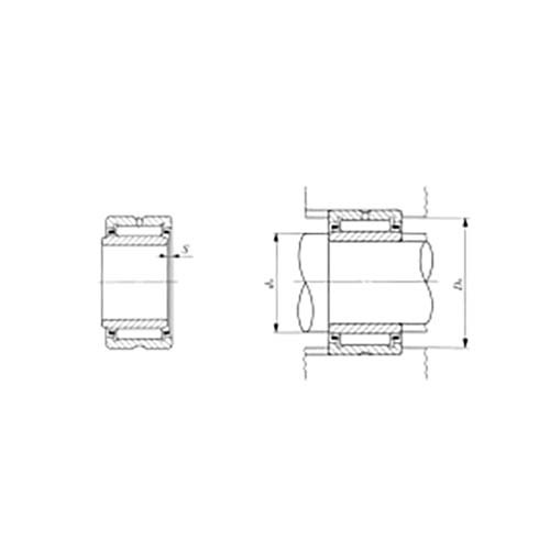 Machined Type Needle Roller w/ Inner Ring - TAFI3