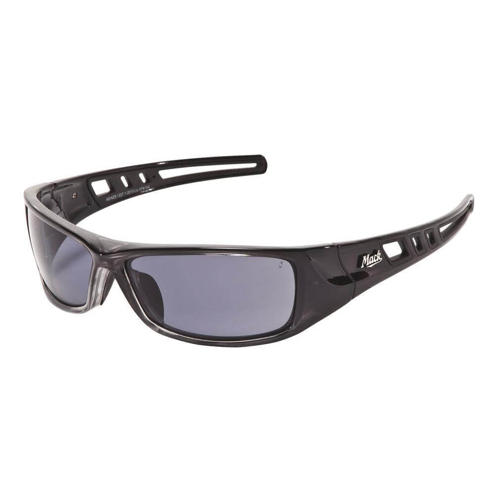 Mack B-Double Safety Spectacles, Smoke Polarised/Black Silver - Pack of  121
