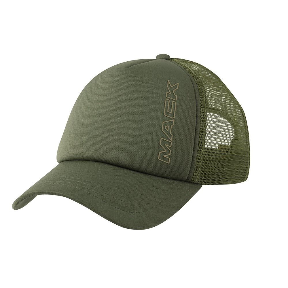 Mack Curved Brim Foam Trucker Cap Military Green - MKBAF2401MI0000